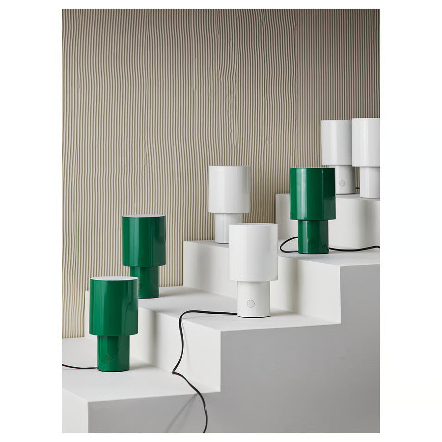 Ikea SPETSBOJ Table lamp, dimmable/green, 9 "
