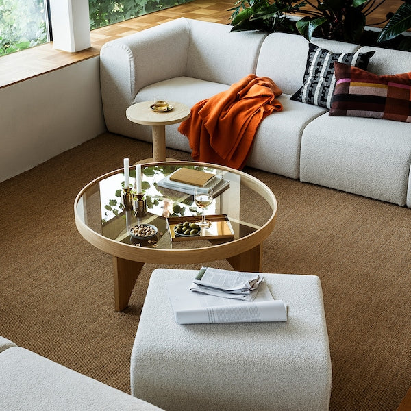 IKEA STOCKHOLM 2025 3-seat sofa, Djurmo gray/white