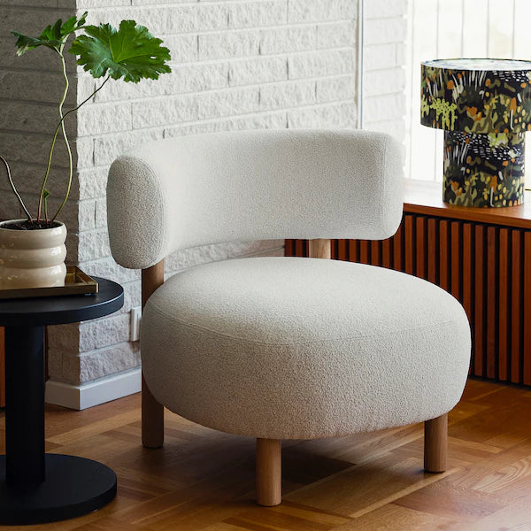 IKEA STOCKHOLM 2025 Armchair, Djurmo gray/white