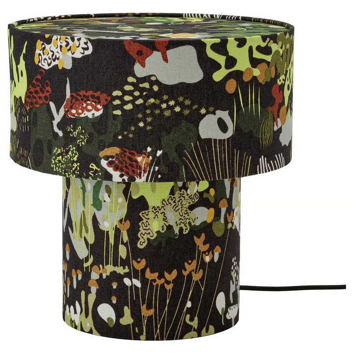 IKEA STOCKHOLM 2025 Table lamp, black multicolor/textile, 14 "