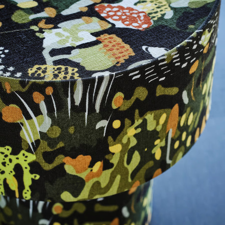 IKEA STOCKHOLM 2025 Table lamp, black multicolor/textile, 14 "