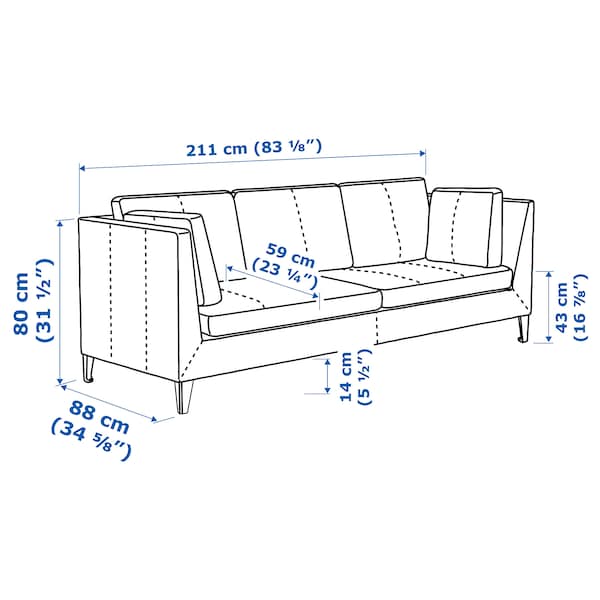 IKEA STOCKHOLM Sofa, Seglora natural