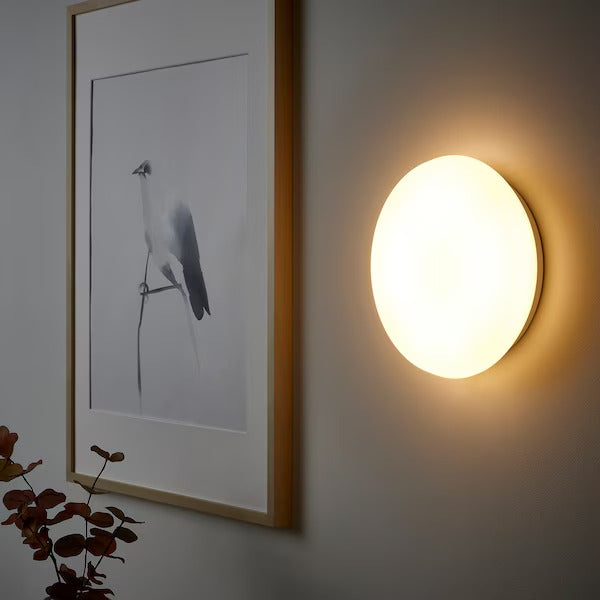 IKEA STOFTMOLN LED ceiling/wall lamp, smart wireless dimmable/warm white white, 10 "
