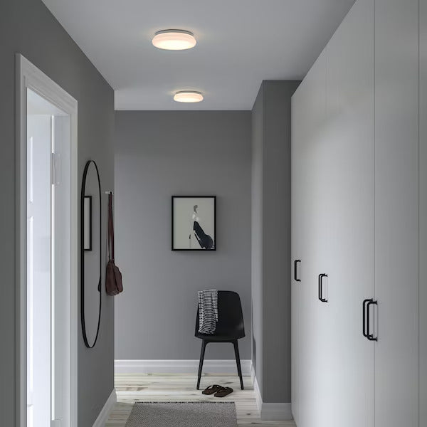 IKEA STOFTMOLN LED ceiling/wall lamp, smart wireless dimmable/warm white white, 10 "