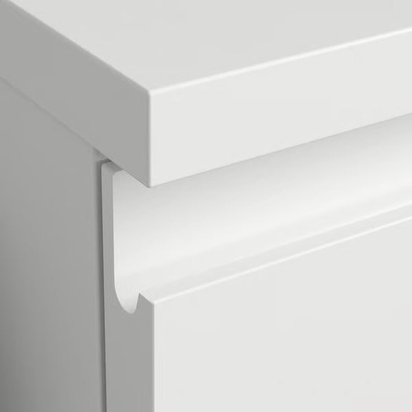 IKEA STORKLINTA 6-drawer dresser, white/anchor/unlock function