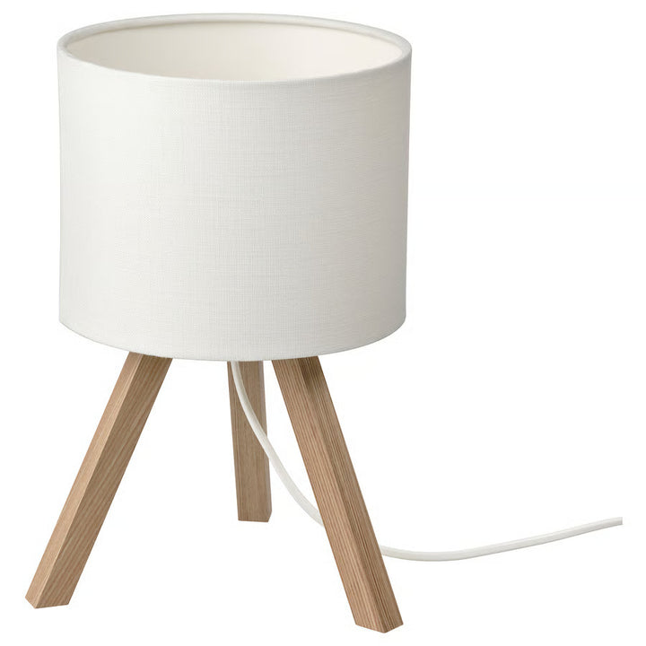 Ikea STORSEGEL Table lamp, ash/white