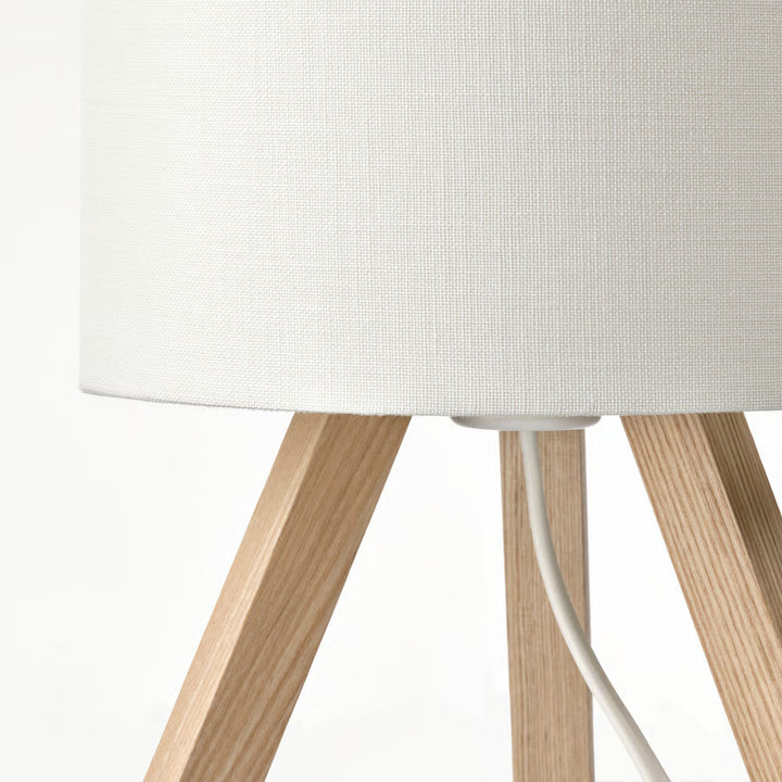 Ikea STORSEGEL Table lamp, ash/white