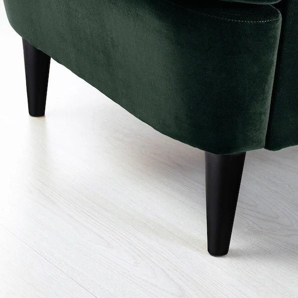 IKEA STRANDMON Wing chair, Djuparp dark green