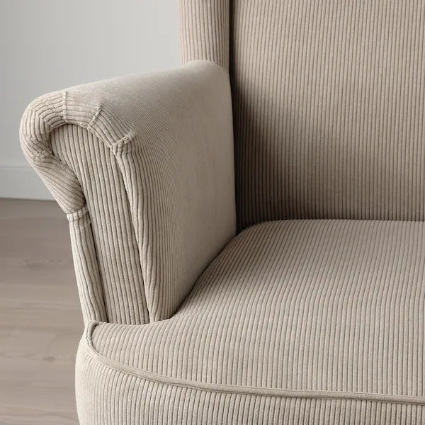 IKEA STRANDMON Wing chair, Kelinge beige