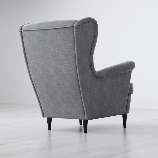 IKEA STRANDMON Wing chair, Nordvalla dark gray