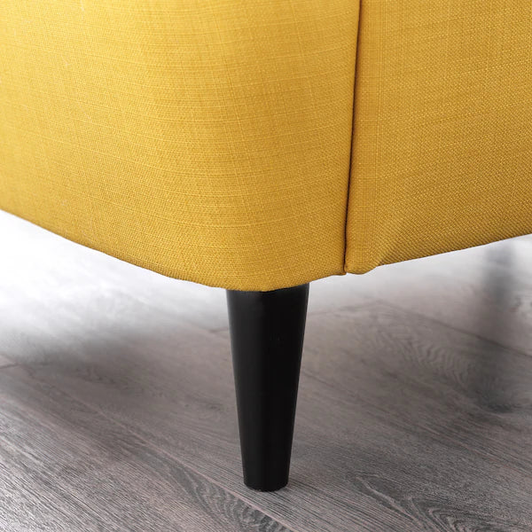 IKEA STRANDMON Wing chair, Skiftebo yellow