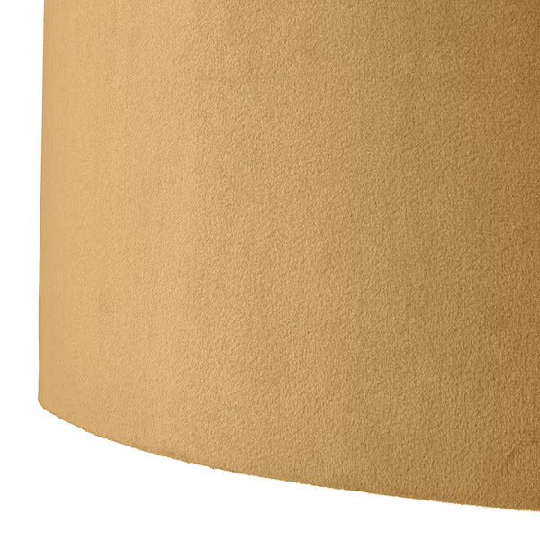 IKEA SUNNEBY / MOLNSKIKT Pendant lamp, black/dark yellow velvet