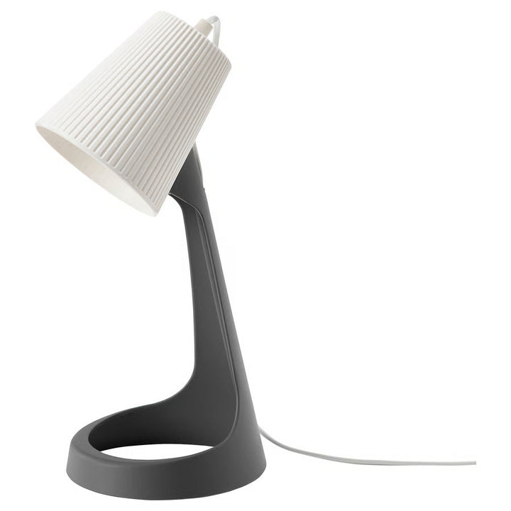 IKEA SVALLET Work lamp, dark gray/white