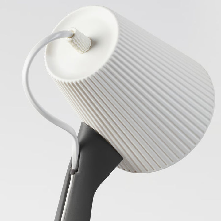 IKEA SVALLET Work lamp, dark gray/white