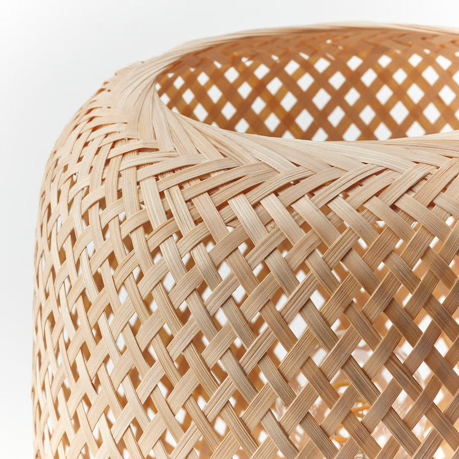 IKEA SYMFONISK Sonos speaker lamp w bamboo shade