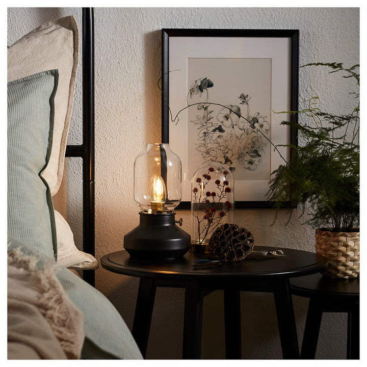 Ikea TÄRNABY Table lamp, dimmable anthracite, 10 "