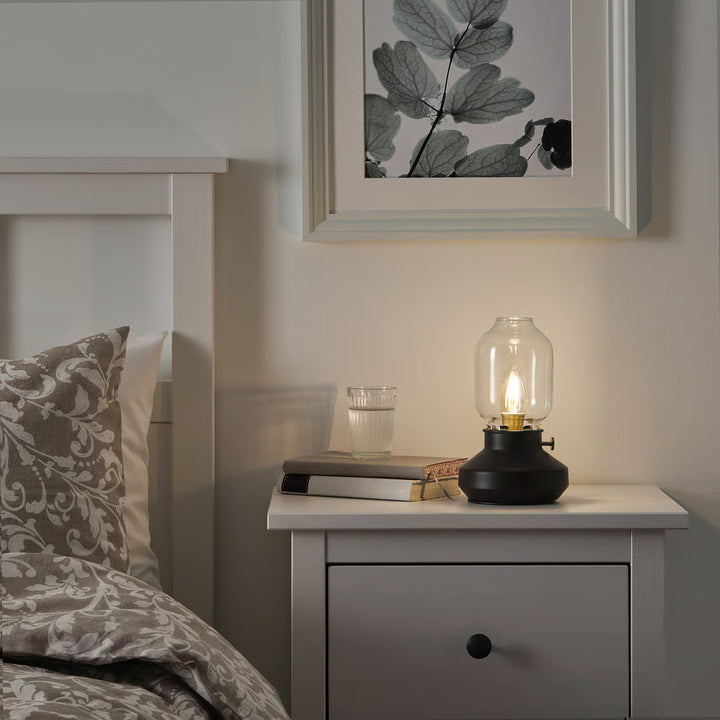 Ikea TÄRNABY Table lamp, dimmable anthracite, 10 "