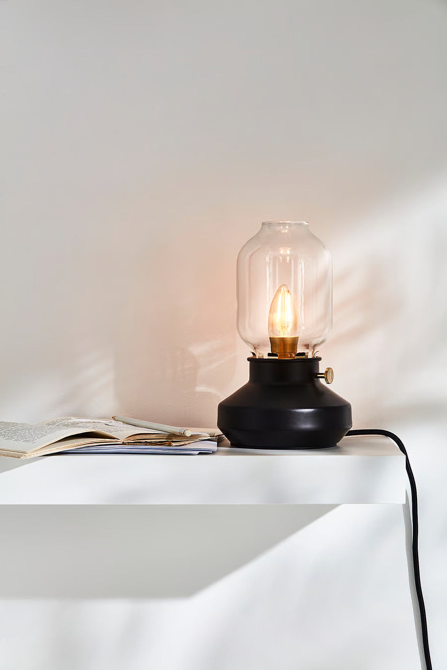 Ikea TÄRNABY Table lamp, dimmable anthracite, 10 "