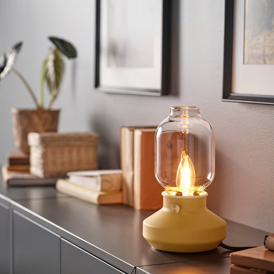 Ikea TÄRNABY Table lamp, dimmable anthracite, 10 "