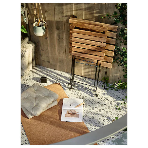 IKEA TÄRNÖ Table+2 chairs, outdoor, black/light brown stained
