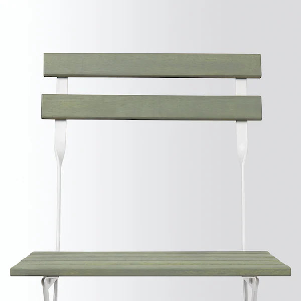 IKEA TÄRNÖ Table+2 chairs, outdoor, white/green