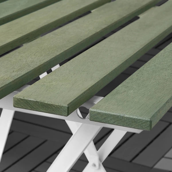 IKEA TÄRNÖ Table+2 chairs, outdoor, white/green