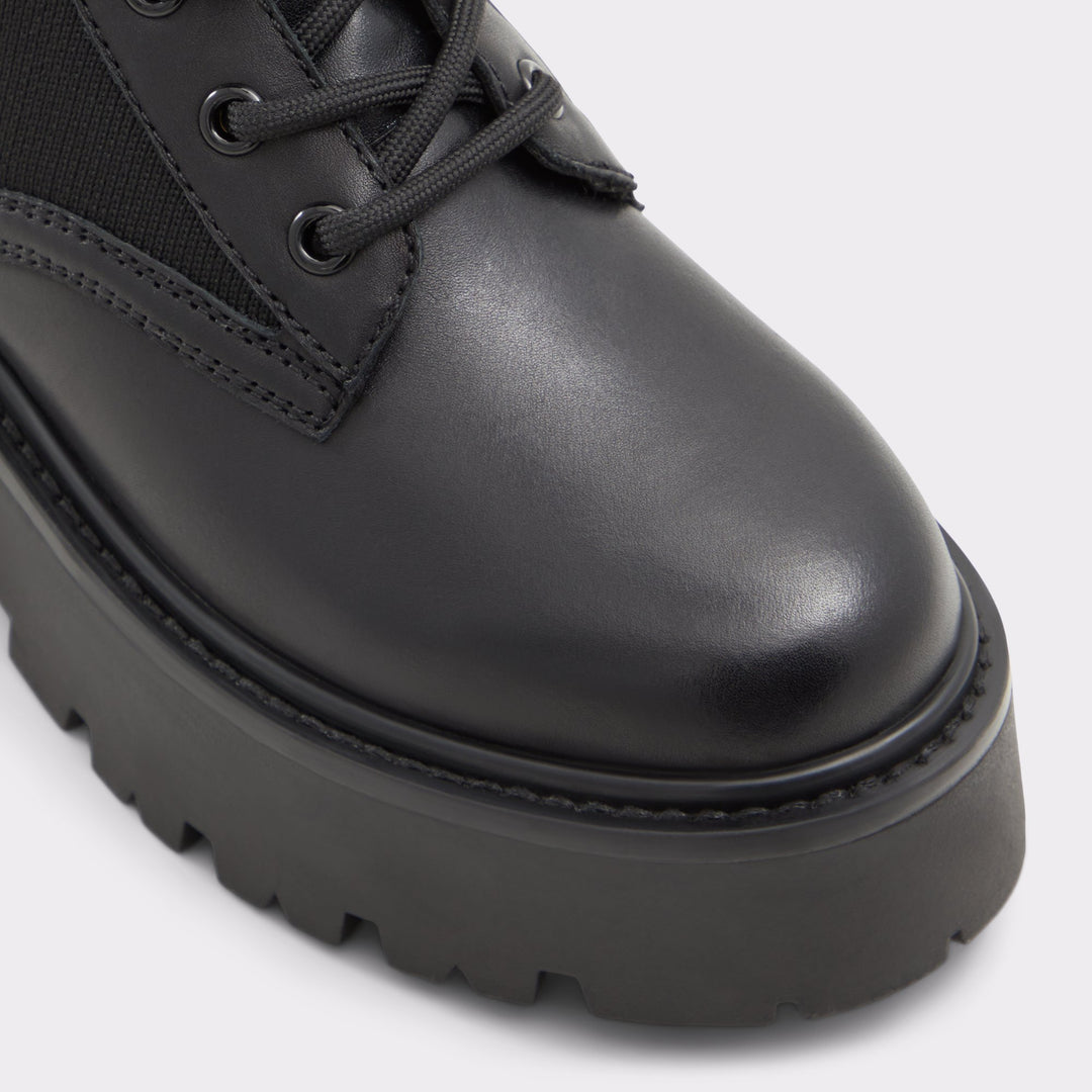 ALDO Talaleryknit Combat ankle boot - Black