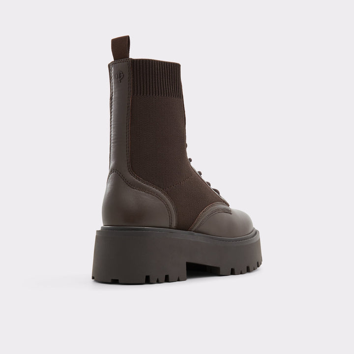 ALDO Talaleryknit Combat ankle boot - Black