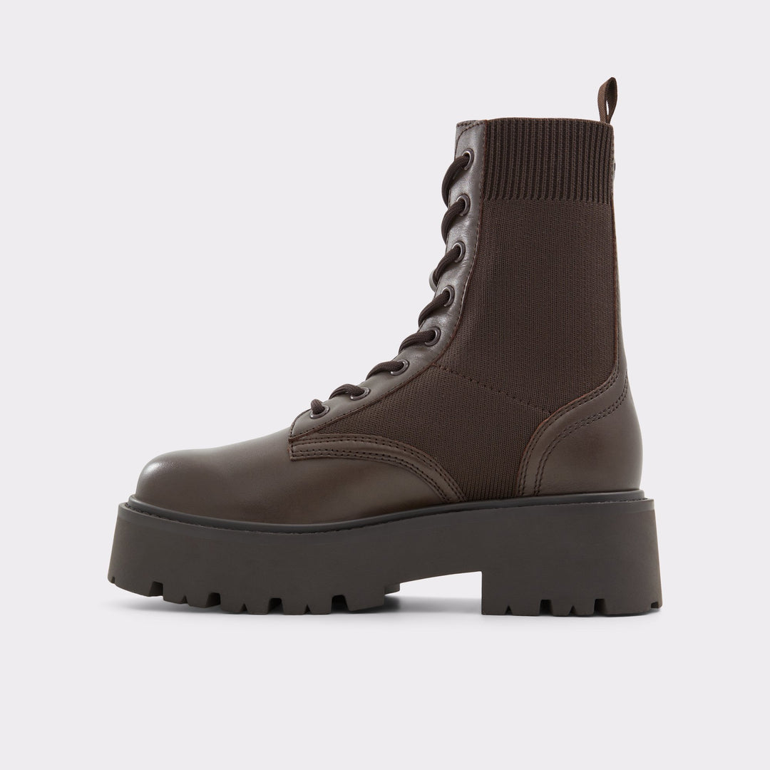 ALDO Talaleryknit Combat ankle boot - Black