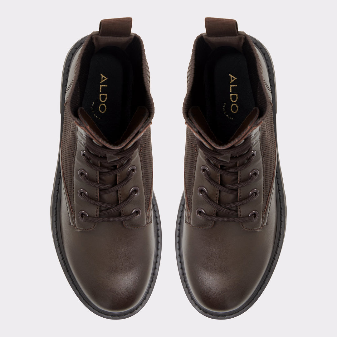 ALDO Talaleryknit Combat ankle boot - Black