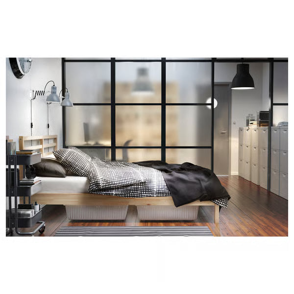 IKEA TARVA Bed frame, pine/Luröy, Queen
