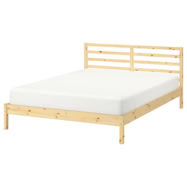 IKEA TARVA Bed frame, pine/Luröy, Queen