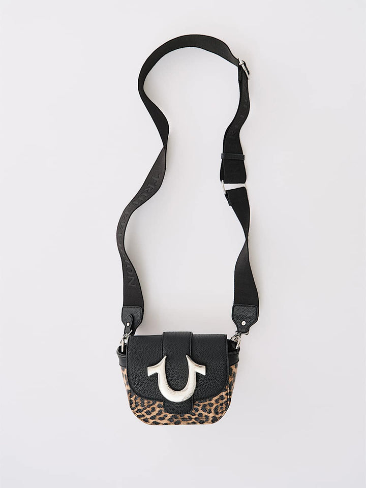 TRUE RELIGION MINI HORSESHOE BAG