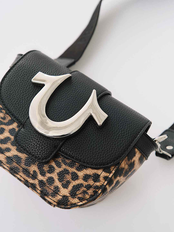 TRUE RELIGION MINI HORSESHOE BAG