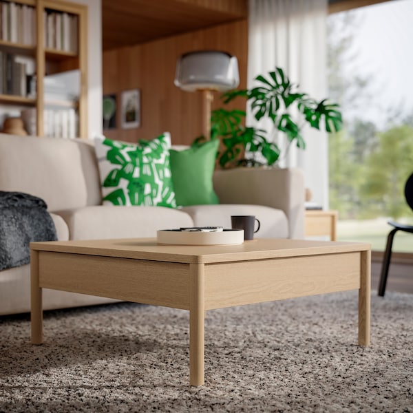 IKEA TONSTAD Coffee table, oak veneer, 33 1/8x32 1/4 "