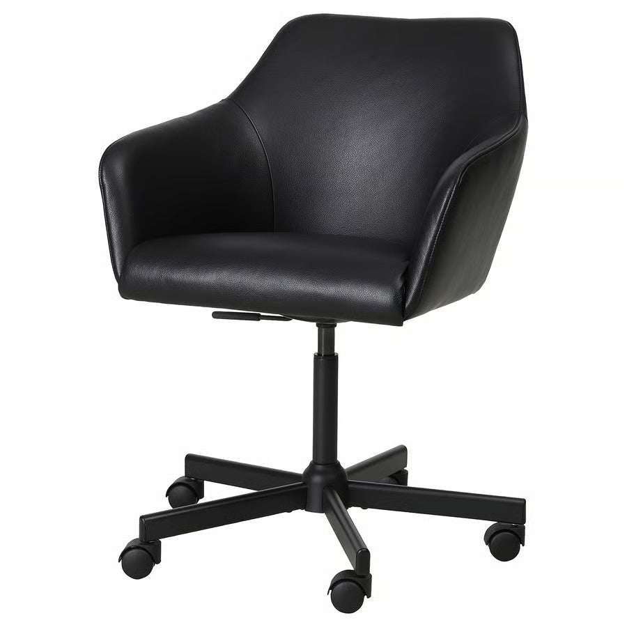 Ikea TOSSBERG / MALSKÄR Swivel chair, Gunnared beige/white