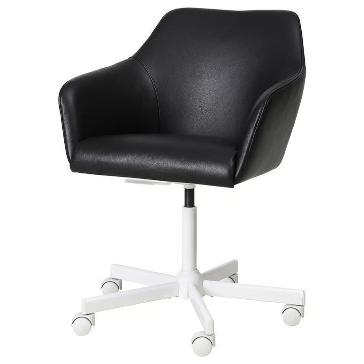 Ikea TOSSBERG / MALSKÄR Swivel chair, Gunnared beige/white