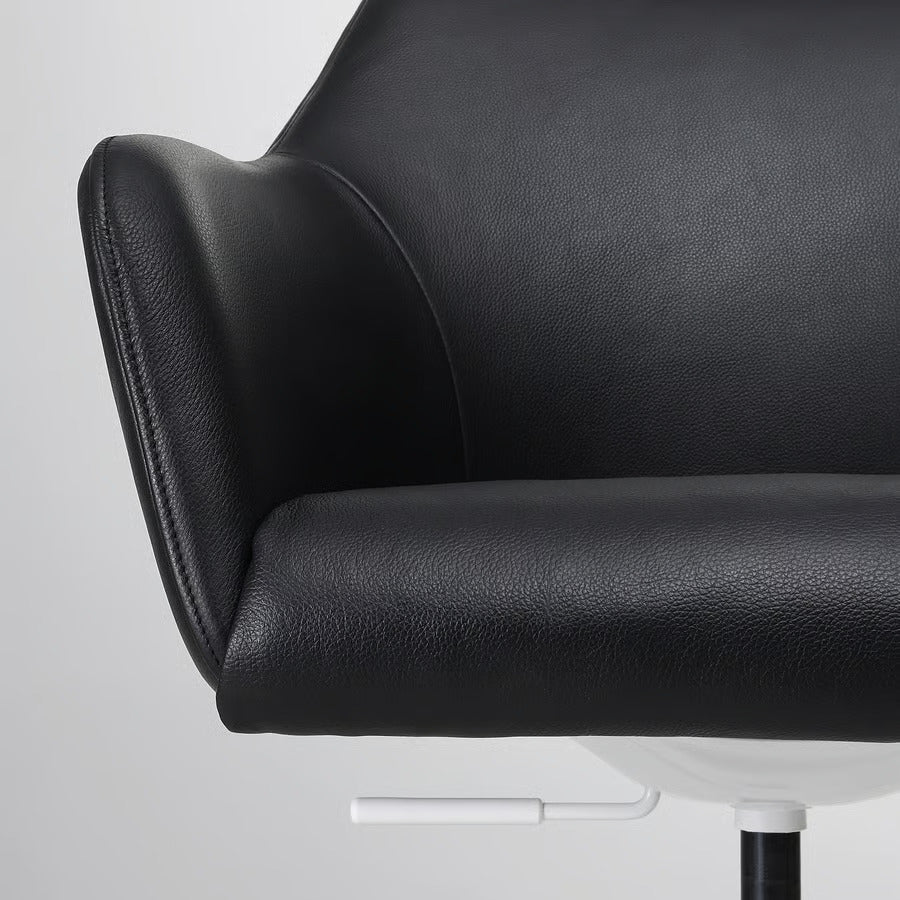 Ikea TOSSBERG / MALSKÄR Swivel chair, Gunnared beige/white
