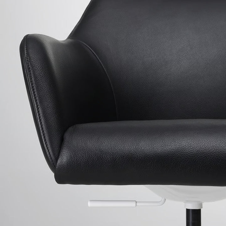 Ikea TOSSBERG / MALSKÄR Swivel chair, Gunnared beige/white