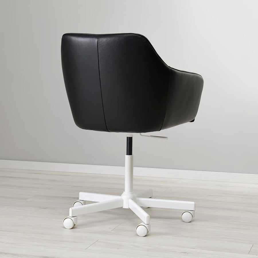 Ikea TOSSBERG / MALSKÄR Swivel chair, Gunnared beige/white