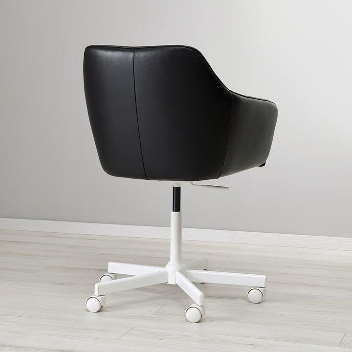 Ikea TOSSBERG / MALSKÄR Swivel chair, Gunnared beige/white