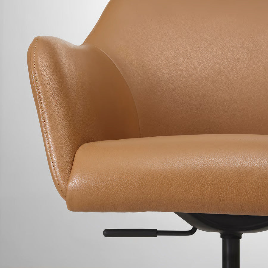 Ikea TOSSBERG / MALSKÄR Swivel chair, Gunnared beige/white