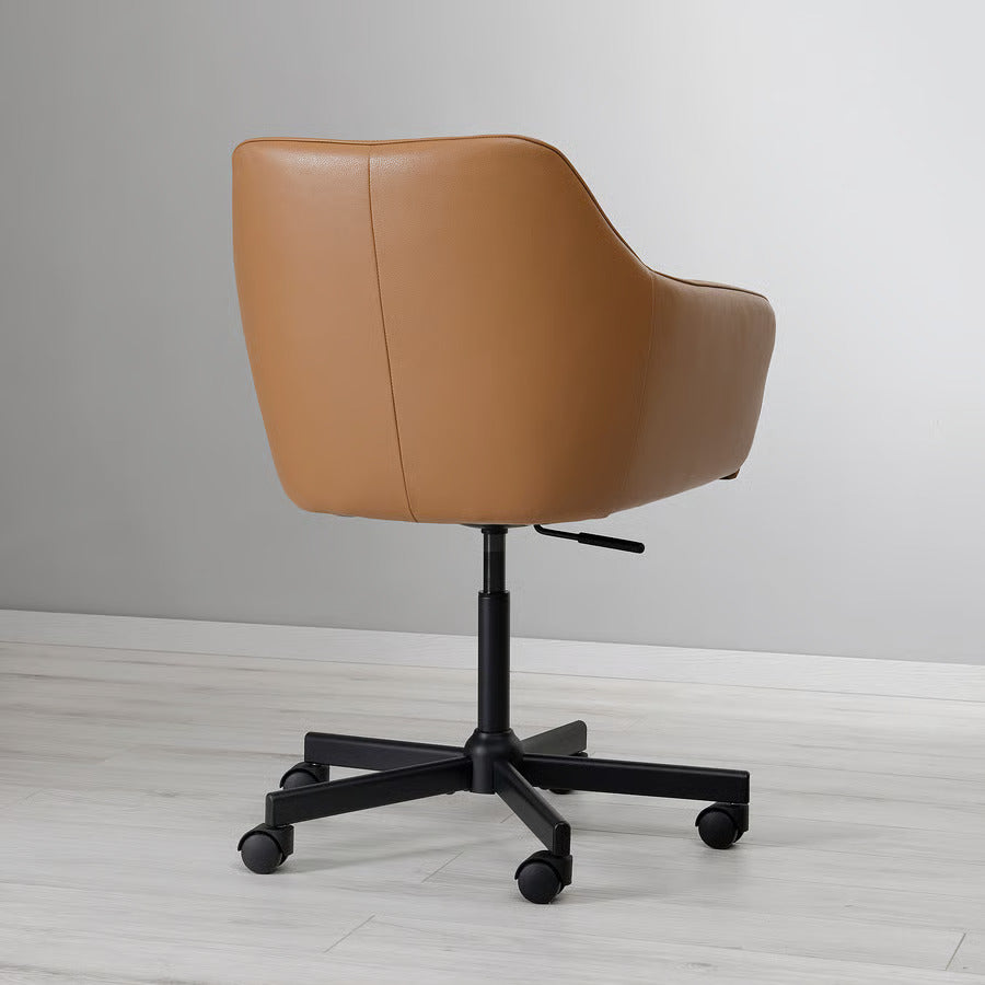 Ikea TOSSBERG / MALSKÄR Swivel chair, Gunnared beige/white