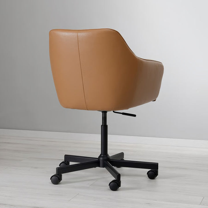 Ikea TOSSBERG / MALSKÄR Swivel chair, Gunnared beige/white