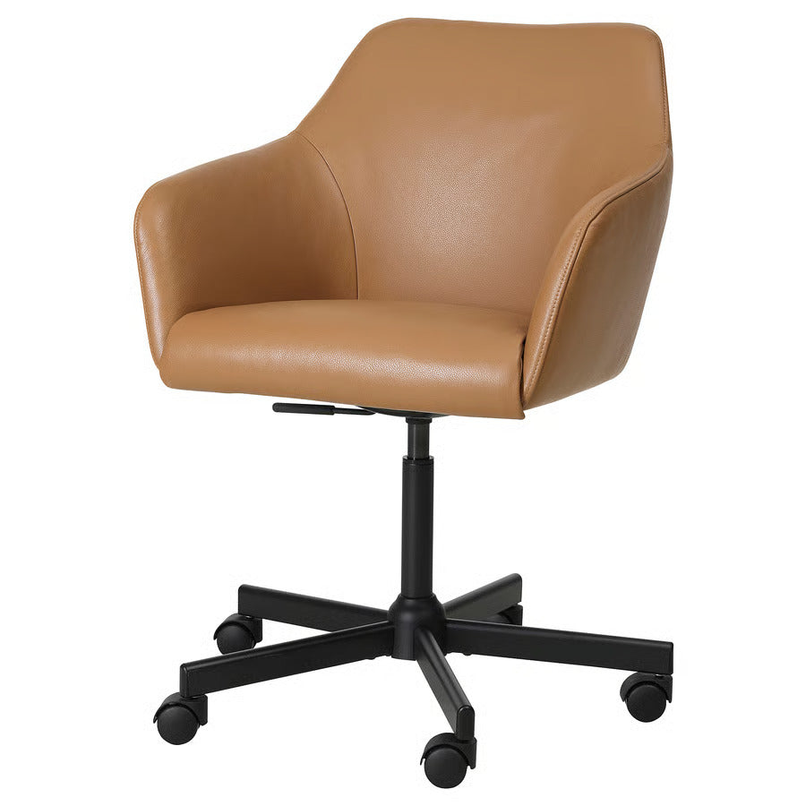 Ikea TOSSBERG / MALSKÄR Swivel chair, Gunnared beige/white