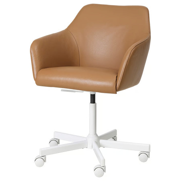 Ikea TOSSBERG / MALSKÄR Swivel chair, Gunnared beige/white