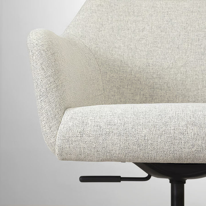 Ikea TOSSBERG / MALSKÄR Swivel chair, Gunnared beige/white