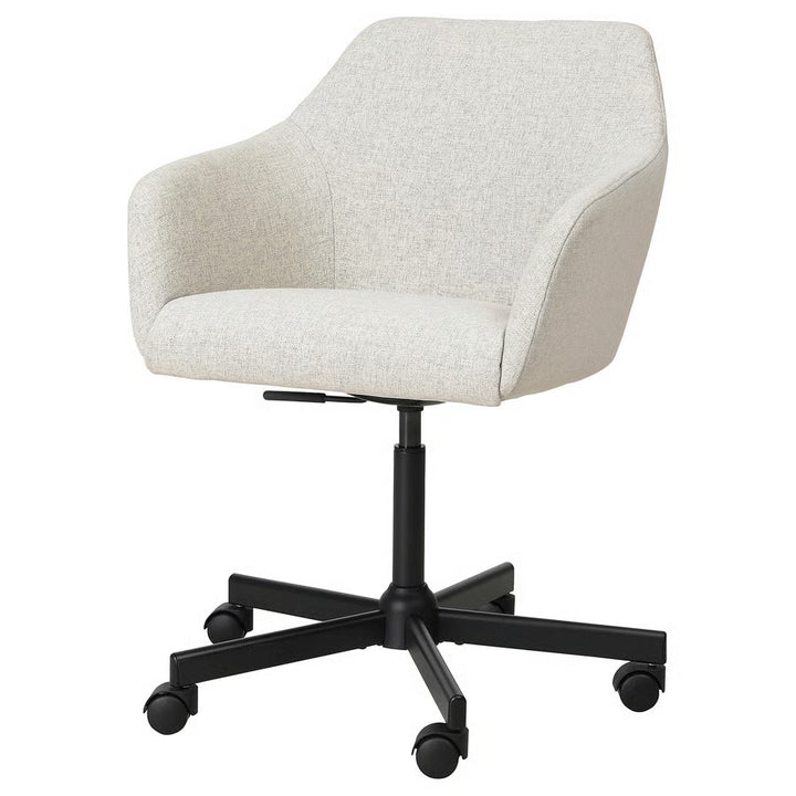 Ikea TOSSBERG / MALSKÄR Swivel chair, Gunnared beige/white