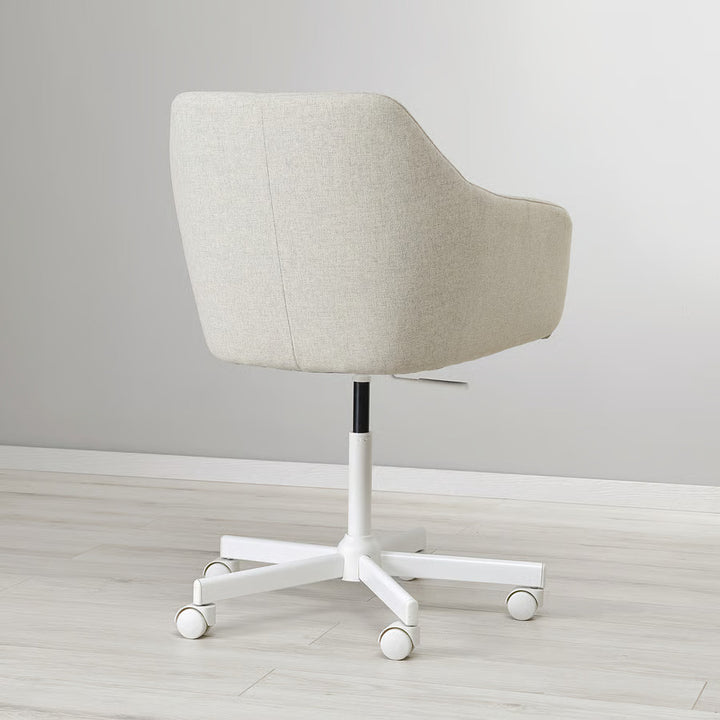 Ikea TOSSBERG / MALSKÄR Swivel chair, Gunnared beige/white