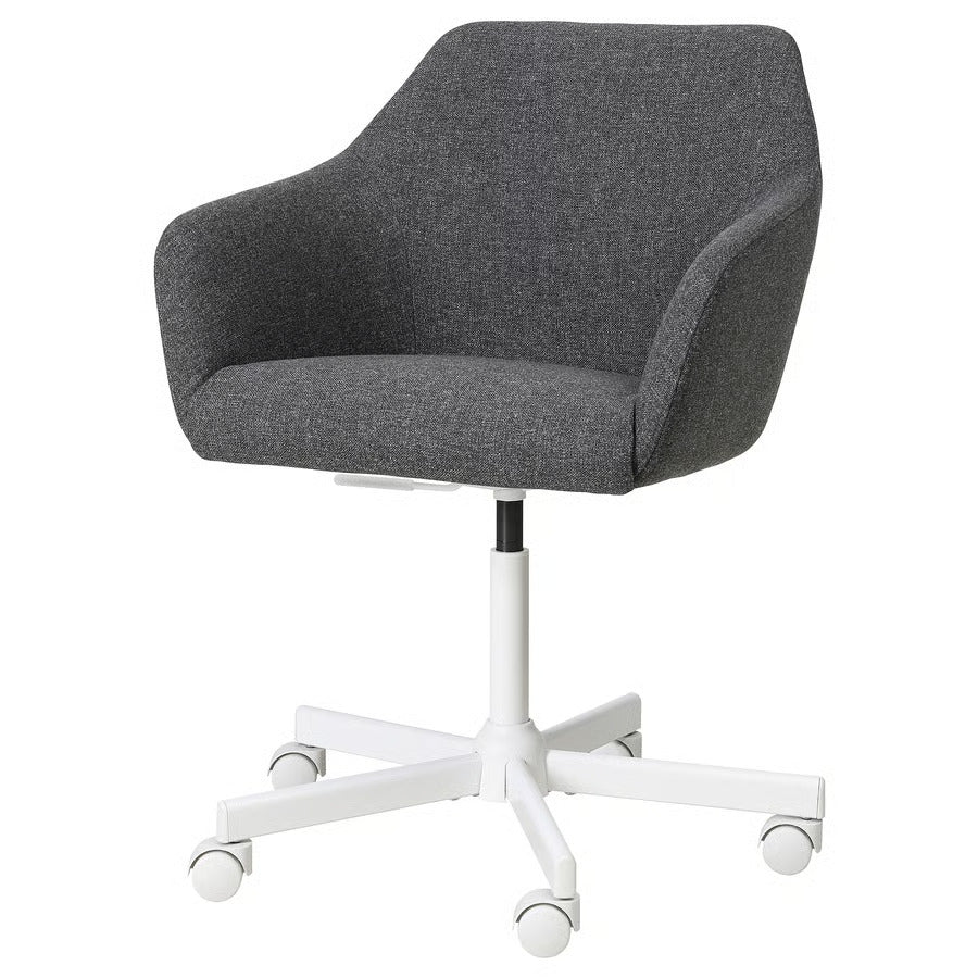 Ikea TOSSBERG / MALSKÄR Swivel chair, Gunnared beige/white